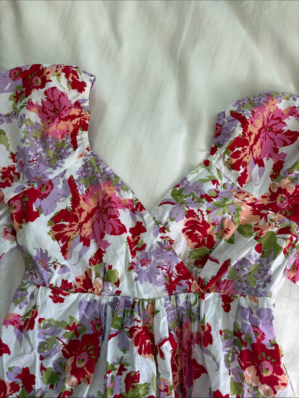 Jessica Simpson Floral Tie-Back Sundress - Picture 6 of 7